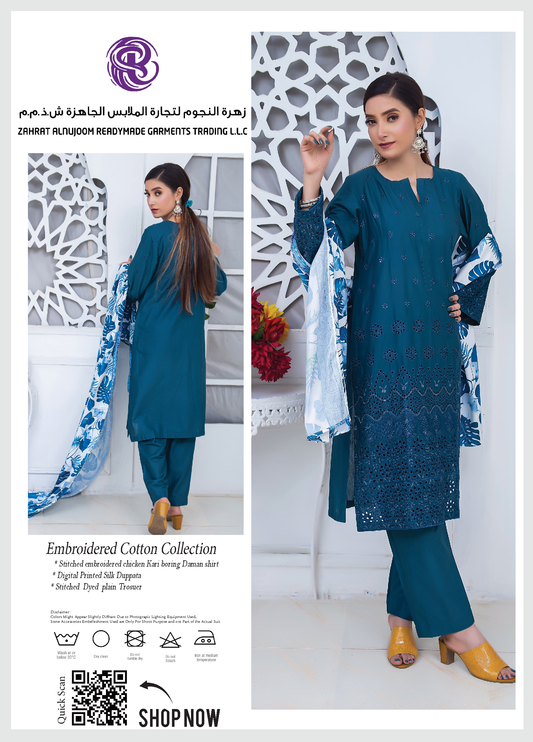 Embroidered Cotton Collection - 3 piece