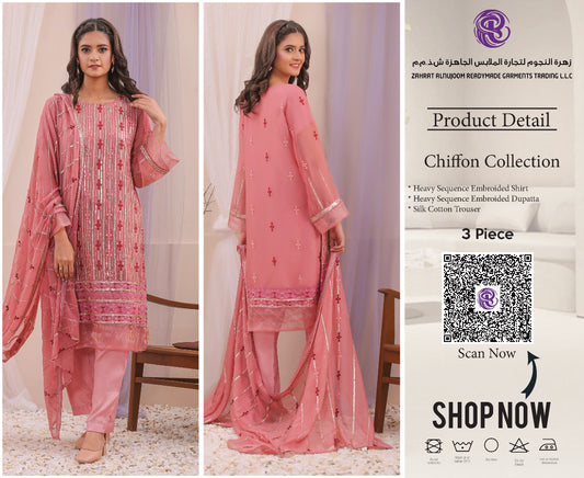 Stitched Chiffon Collection